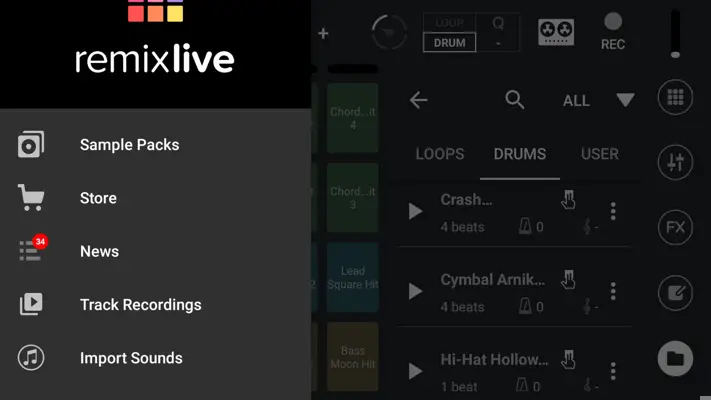 Remixlive android App screenshot 9